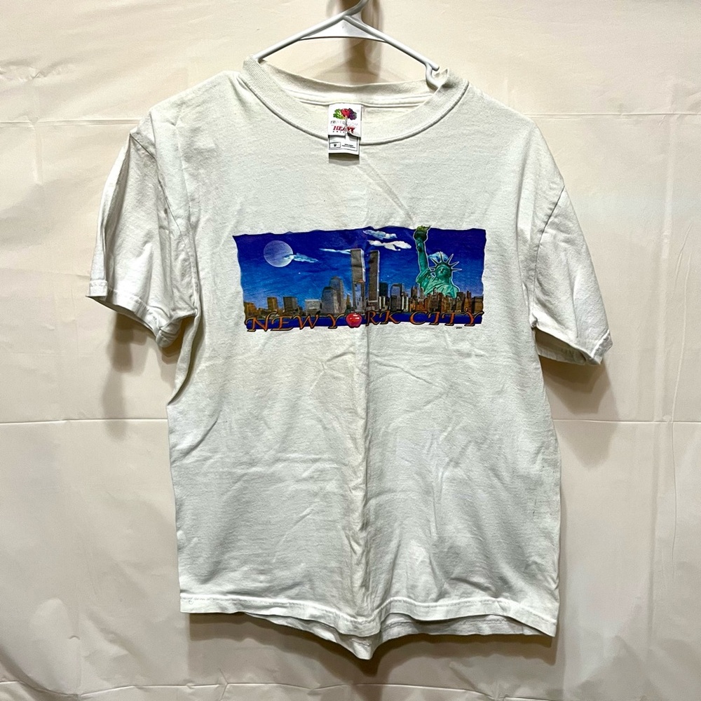 2000s New York City Skyline Graphic Tee